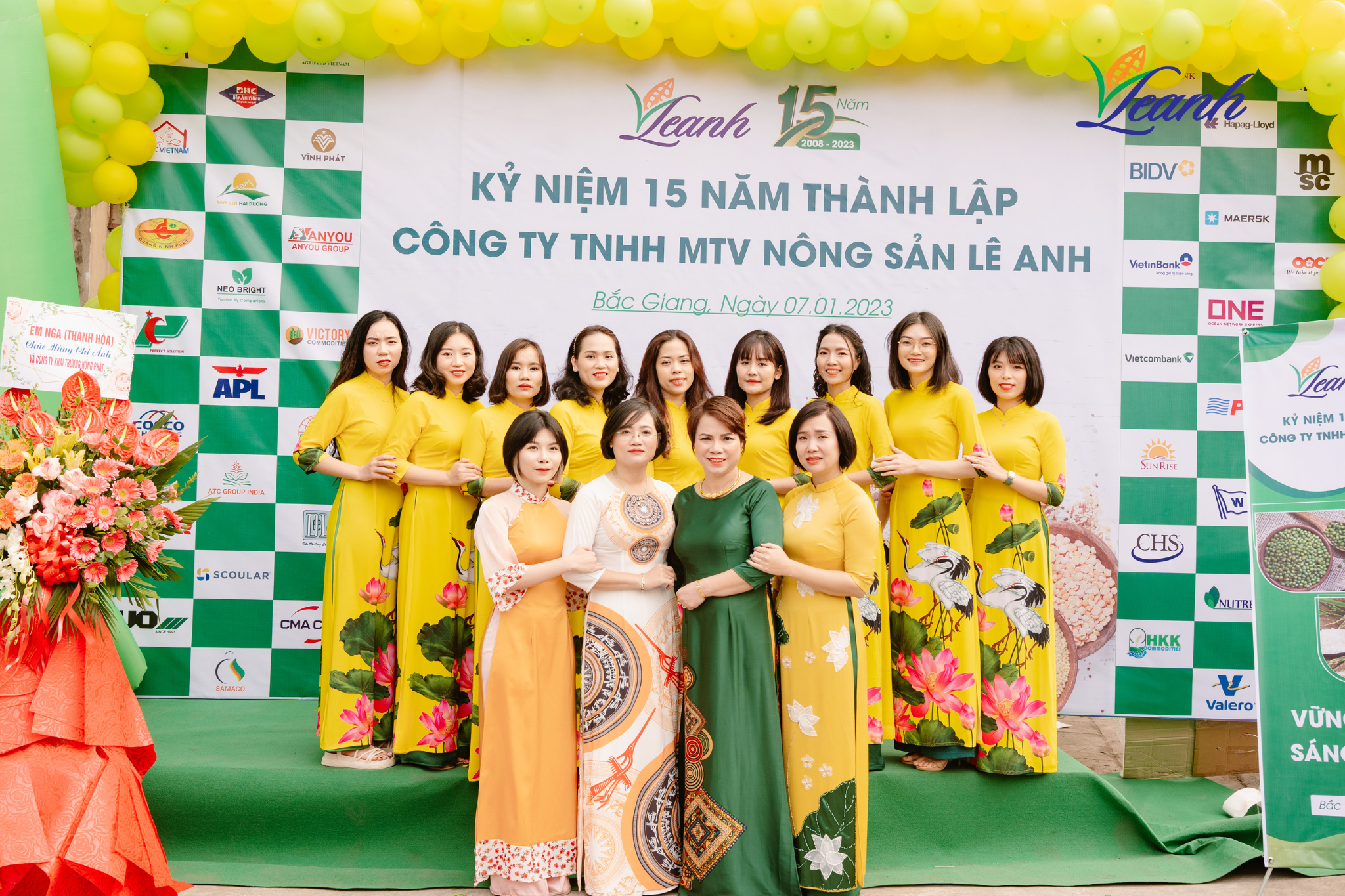 Thư Cảm Ơn Từ Ban Tổ Chức “ Lễ Kỷ Niệm 15 Thành Lập Công ty TNHH MTV Nông Sản Lê Anh”
